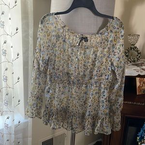 All chiffon blouse